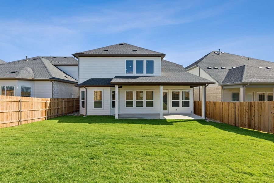 Exterior details and patio area of a home in Edgewood, Leander (Image 20). Exterior details and patio area of a home in Edgewood, Leander (Image 20).