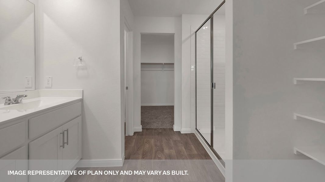 Furnished interior view inside a new home in Trace, San Marcos (Image 9). Furnished interior view inside a new home in Trace, San Marcos (Image 9).