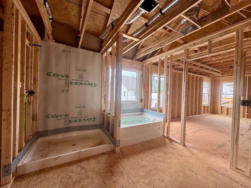 Primary Bathroom Construction Progress