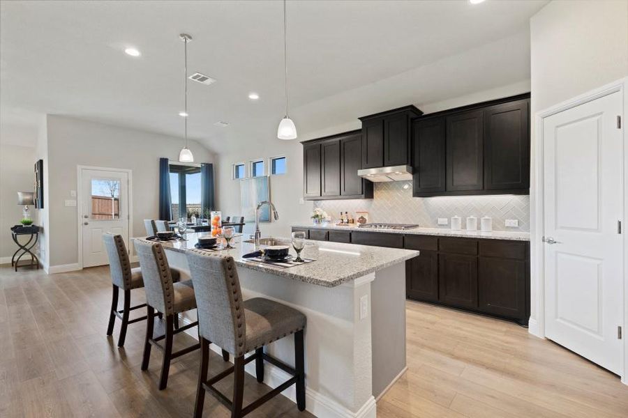 Furnished interior view inside a new home in Lakeview Pointe, Grand Prairie (Image 17).