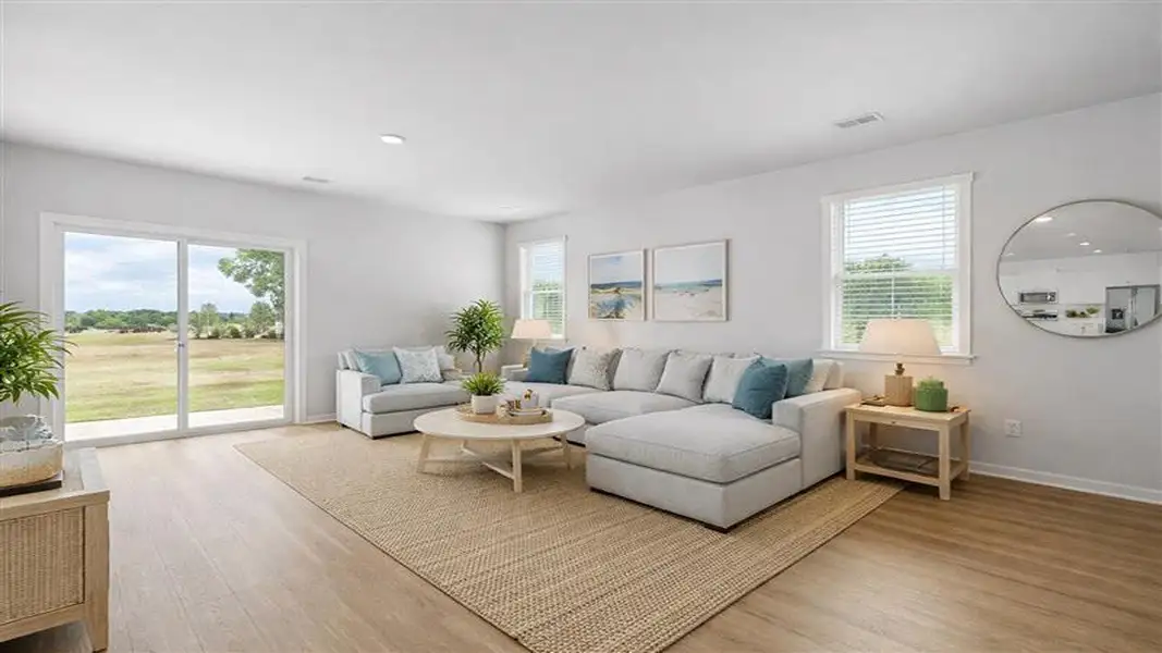 Furnished interior view inside a new home in Pineview North, Summerville (Image 3).