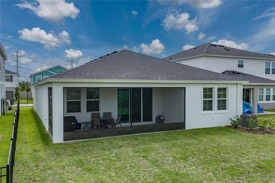 Exterior details and patio area of a home in , Riverview (Image 27).