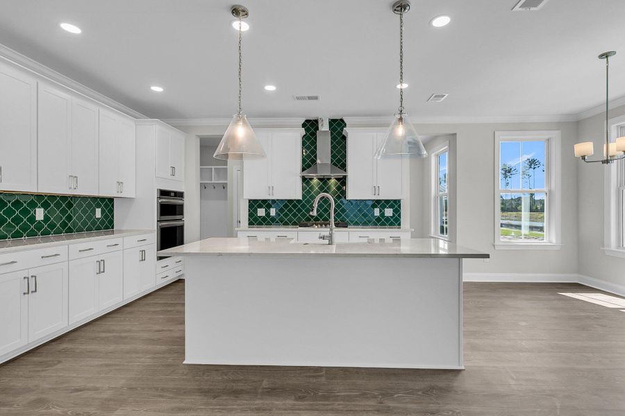 Spacious, unfurnished interior of a new home in Tidewater at Lakes of Cane Bay, Summerville (Image 12). Spacious, unfurnished interior of a new home in Tidewater at Lakes of Cane Bay, Summerville (Image 12).