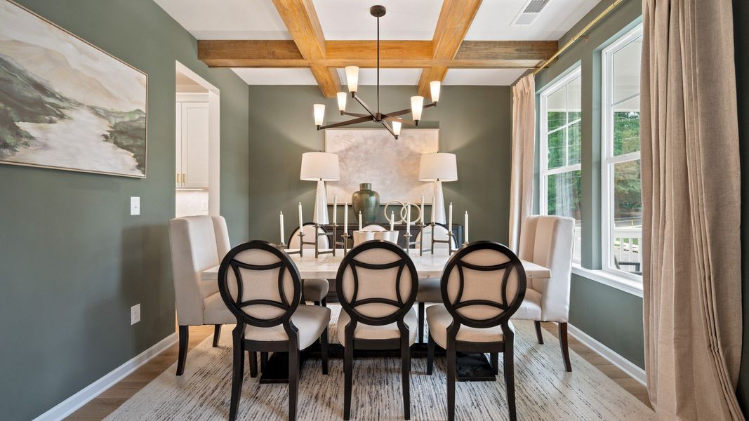 Representative furnished interior of a home built from the Rosemary II by DRB Homes in Everson, Snellville (Image 6).
