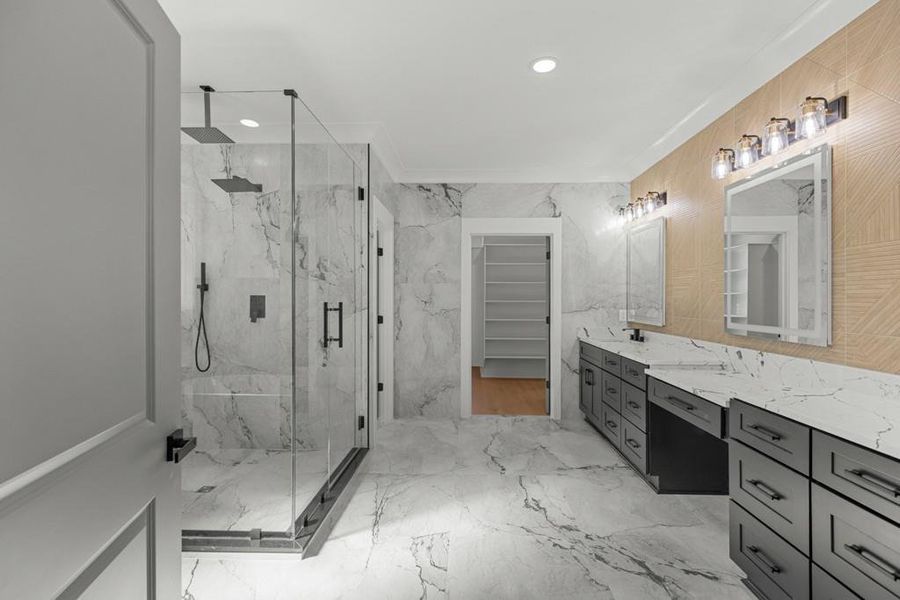 Furnished interior view inside a new home in , Buford (Image 10).