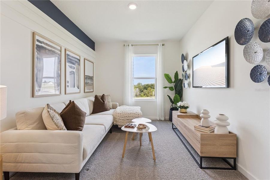 Furnished interior view inside a new home in Crossroads at Kelly Park, Apopka (Image 22).