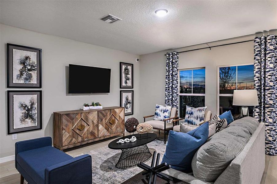 Furnished interior view inside a new home in Scenic Terrace, Haines City (Image 9).