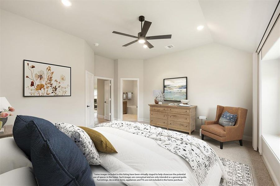 Furnished interior view inside a new home in Heartland Classic 60, Crandall (Image 14).