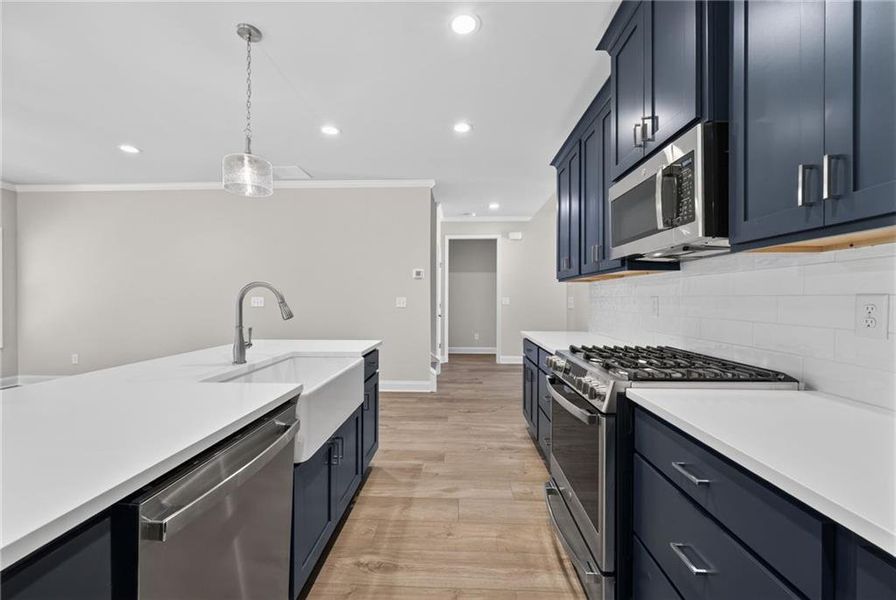 Furnished interior view inside a new home in , Loganville (Image 16).