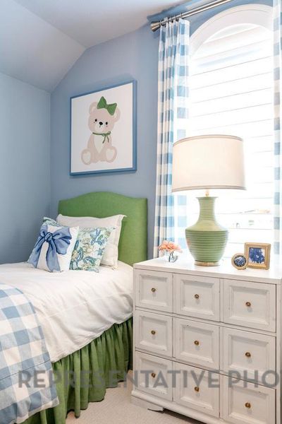 Furnished interior view inside a new home in Lariat: 50ft. lots, Liberty Hill (Image 19).