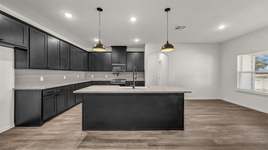 Furnished interior view inside a new home in , Poolville (Image 7).