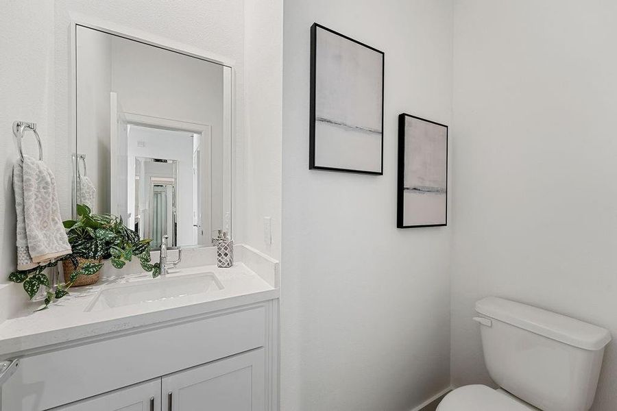 Furnished interior view inside a new home in Highland Commons, Houston (Image 4). Furnished interior view inside a new home in Highland Commons, Houston (Image 4).