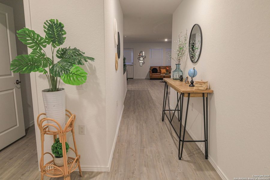 Furnished interior view inside a new home in Mission del Lago, San Antonio (Image 13). Furnished interior view inside a new home in Mission del Lago, San Antonio (Image 13).