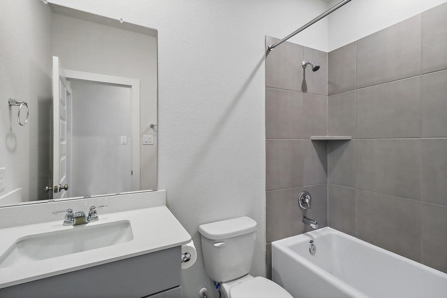 Furnished interior view inside a new home in Heights of Barbers Hill, Baytown (Image 5).