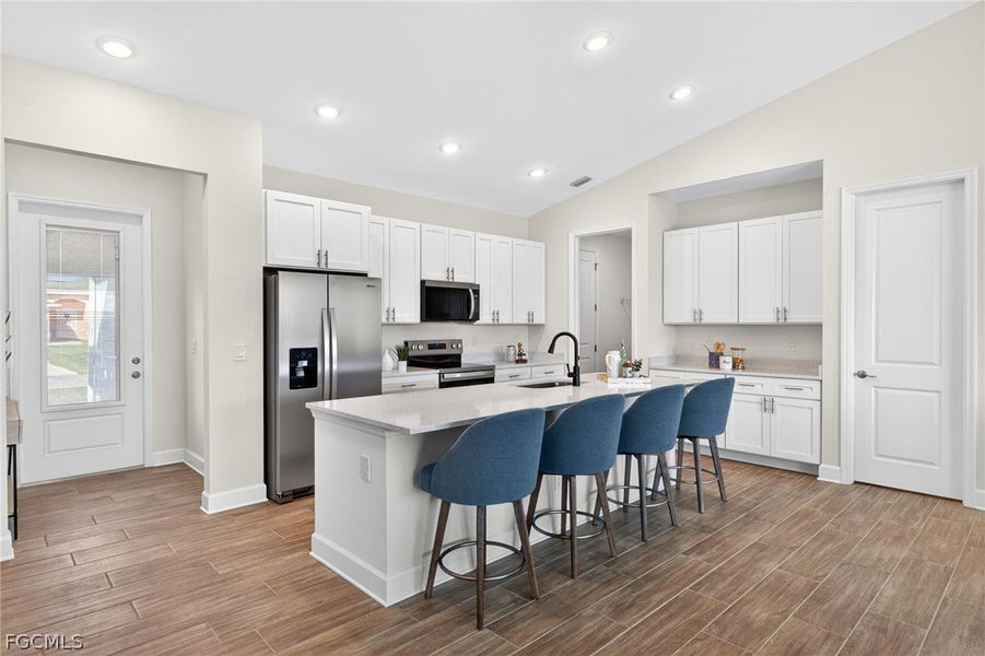 Furnished interior view inside a new home in Cape Coral, Cape Coral (Image 7). Furnished interior view inside a new home in Cape Coral, Cape Coral (Image 7).