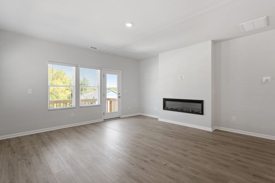 Spacious, unfurnished interior of a new home in Renaissance at White Oak, Garner (Image 14). Spacious, unfurnished interior of a new home in Renaissance at White Oak, Garner (Image 14).