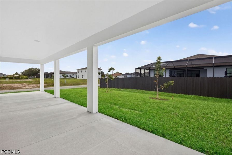 Exterior details and patio area of a home in Cape Coral, Cape Coral (Image 19). Exterior details and patio area of a home in Cape Coral, Cape Coral (Image 19).