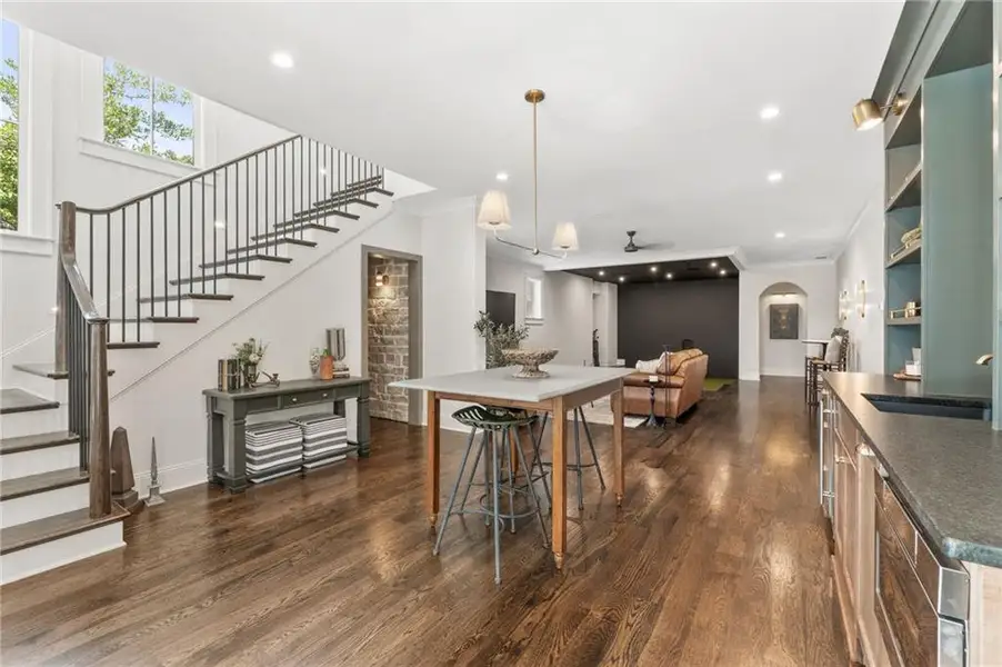 Furnished interior view inside a new home in , Marietta (Image 5).