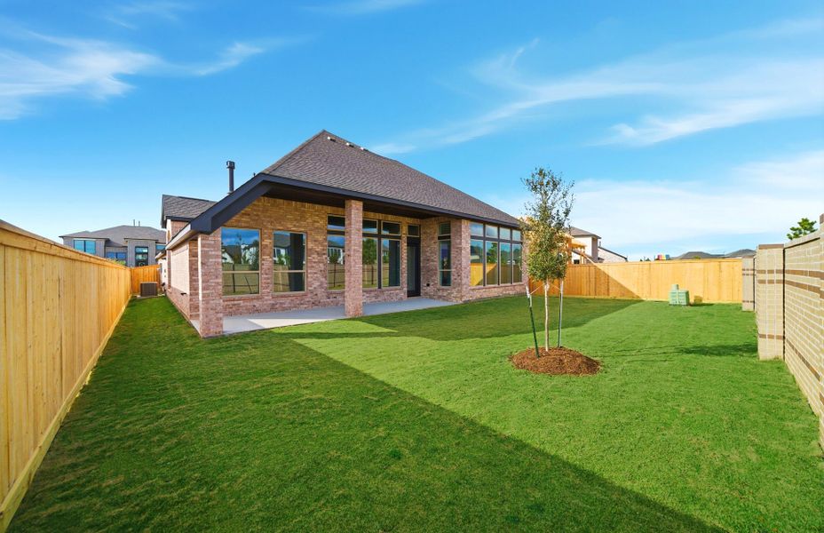 Exterior details and patio area of a home in Bridgeland 60′, Cypress (Image 27). Exterior details and patio area of a home in Bridgeland 60′, Cypress (Image 27).
