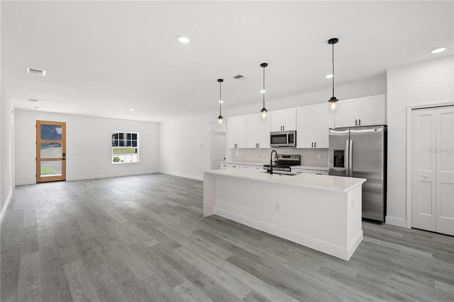 Furnished interior view inside a new home in , Citrus Springs (Image 11).