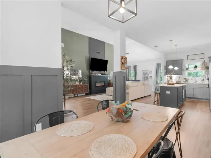Furnished interior view inside a new home in , Monticello (Image 16).