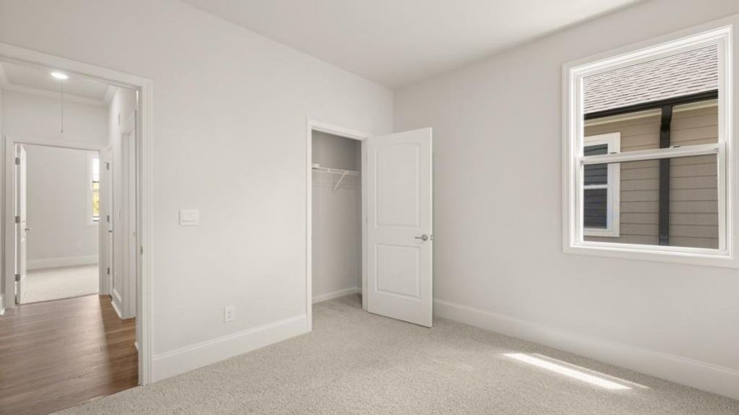 Spacious, unfurnished interior of a new home in Hamptons at Riverwood North, Dallas (Image 34).