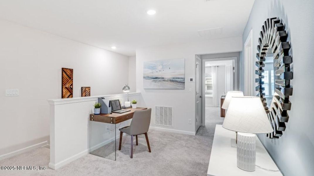 Furnished interior view inside a new home in Silver Falls Townhomes at Silverleaf, St. Johns (Image 3).