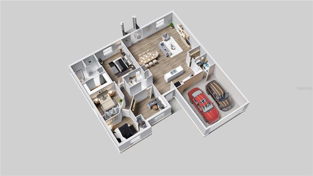 2D floor plan layout of this home in , Palm Bay, FL (Image 3).