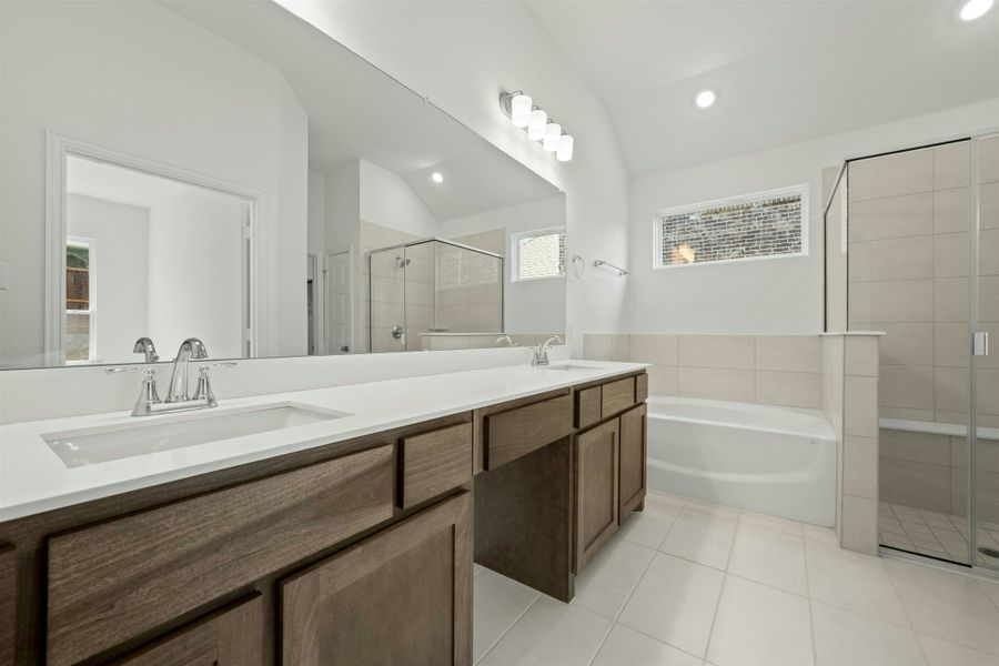Representative furnished interior of a home built from the Cherry by Kindred Homes in Westside Preserve, Midlothian (Image 42).