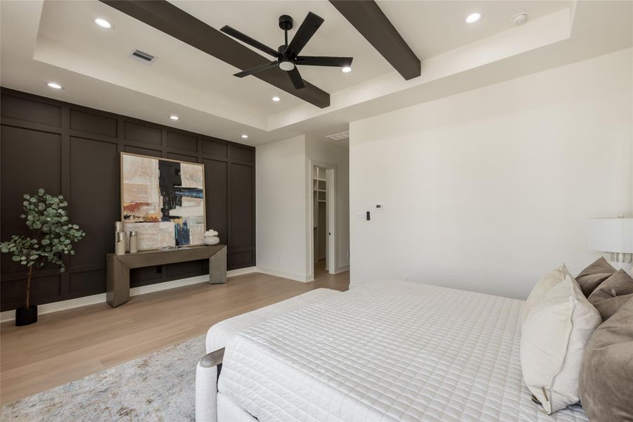 Furnished interior view inside a new home in , Houston (Image 18).