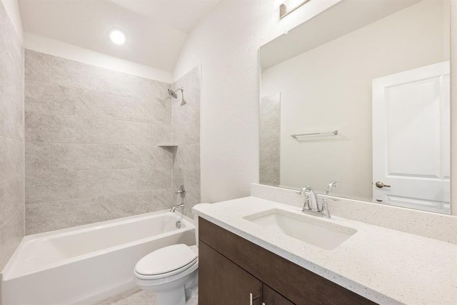 Furnished interior view inside a new home in Georgetown at Kings Fort, Kaufman (Image 17).