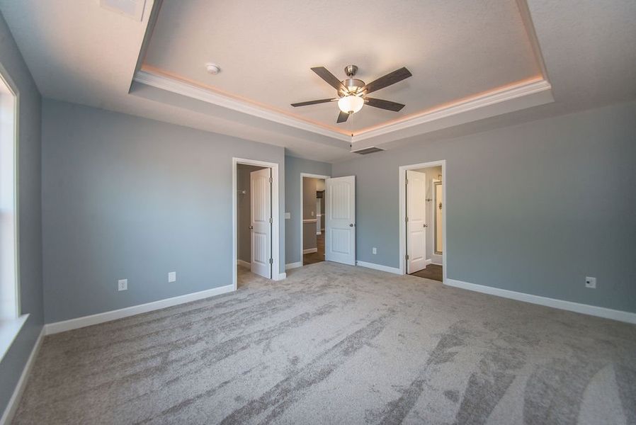 Representative unfurnished interior of a home built from the Jackson by Enchanted Homes in Lonesome Dove, San Antonio (Image 52).