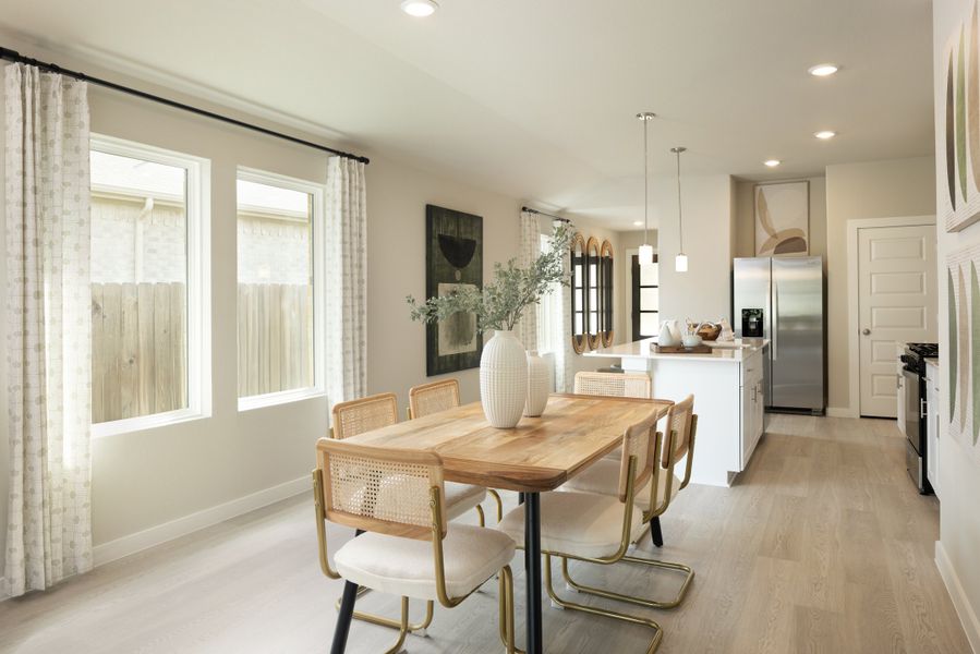 Furnished interior view inside a new home in Mavera, Conroe (Image 6).