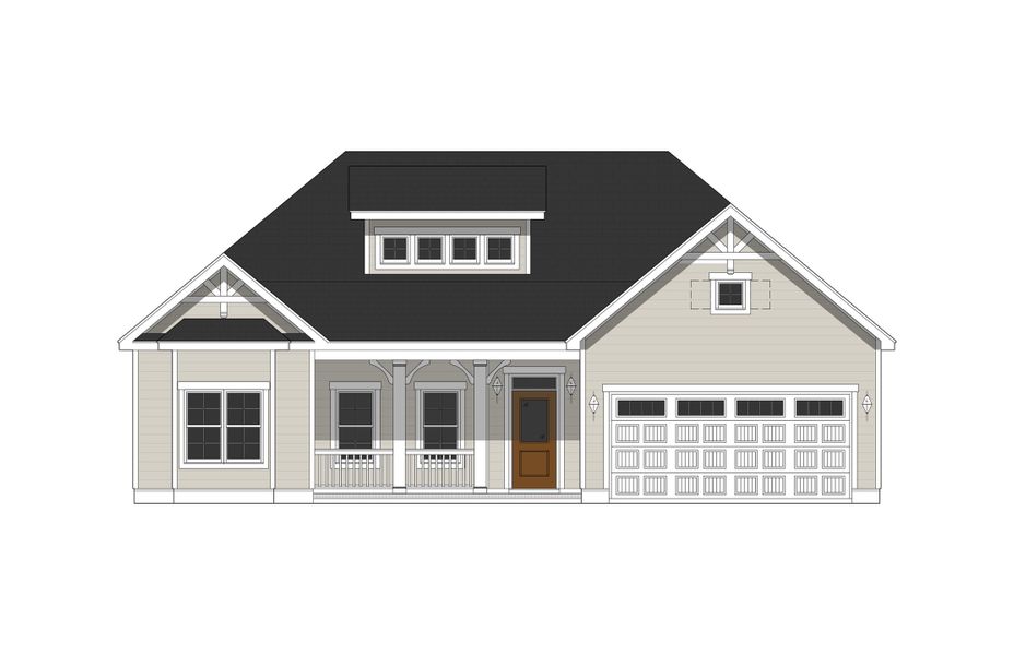 Representative exterior photo of a completed home built from the Claremont by Bill Clark Homes in Sidbury Landing, Wilmington, NC (Image 24). Representative exterior photo of a completed home built from the Claremont by Bill Clark Homes in Sidbury Landing, Wilmington, NC (Image 24).