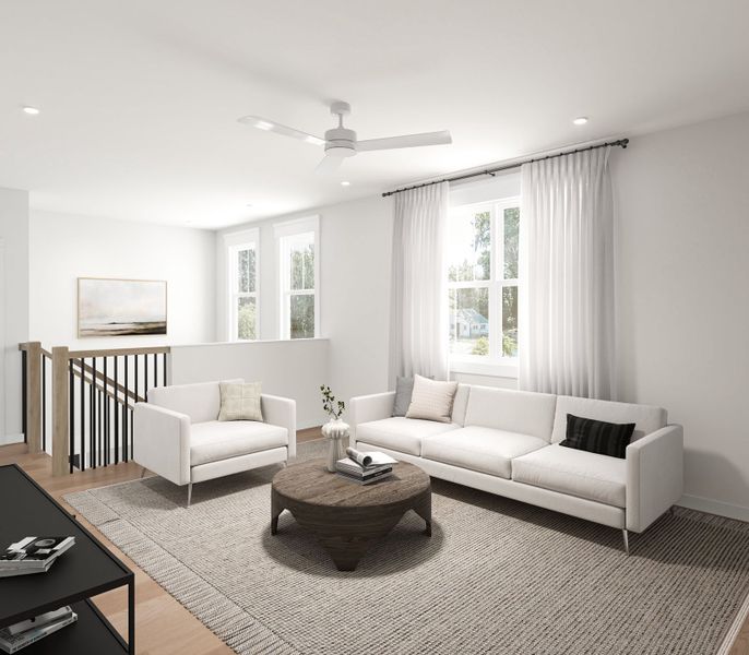 Furnished interior view inside a new home in , Tampa (Image 10).