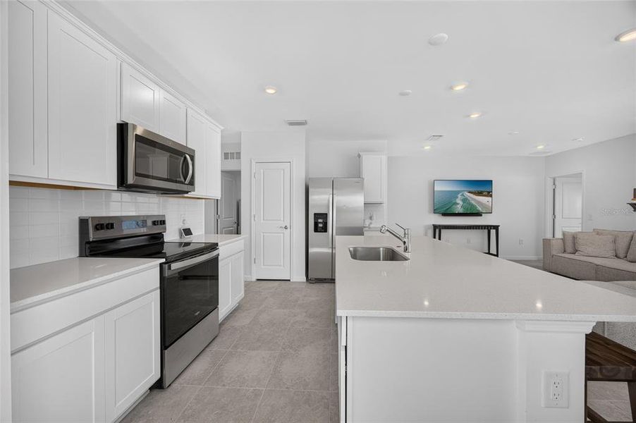 Furnished interior view inside a new home in , Sarasota (Image 12).