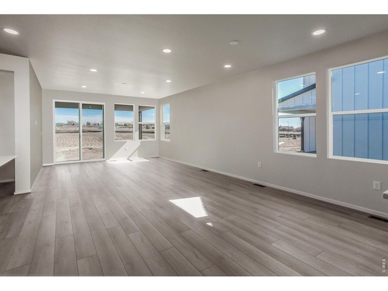 Spacious, unfurnished interior of a new home in Prairie Song Story Collection - Single Family Homes, Windsor (Image 36).