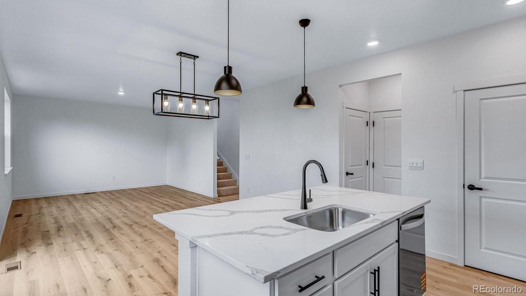 Furnished interior view inside a new home in Hansen Farm, Fort Collins (Image 7). Furnished interior view inside a new home in Hansen Farm, Fort Collins (Image 7).