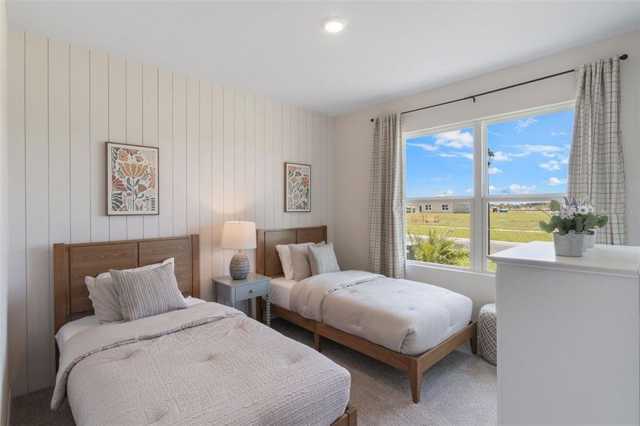 Furnished interior view inside a new home in Fox Branch, Lakeland (Image 24). Furnished interior view inside a new home in Fox Branch, Lakeland (Image 24).