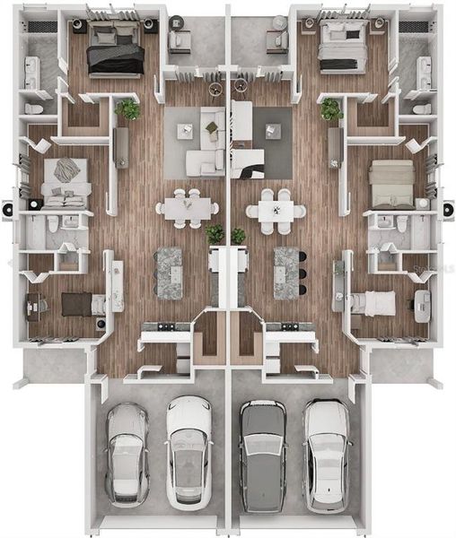 2D floor plan layout of this home in , Lehigh Acres, FL (Image 3).