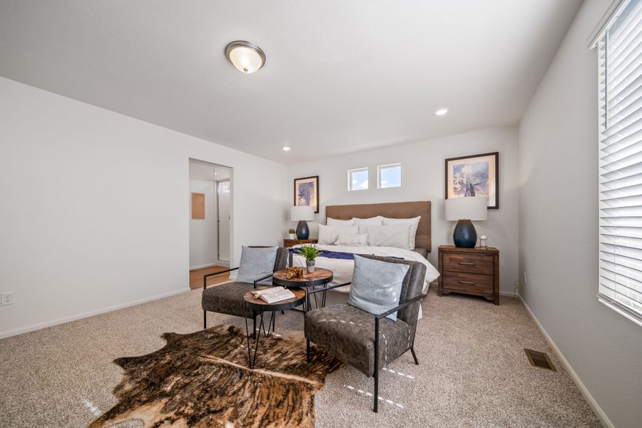 Furnished interior view inside a new home in Green Valley Ranch, Aurora (Image 17).
