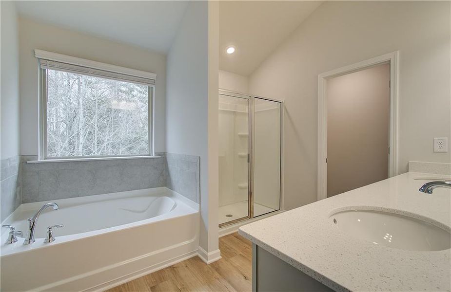 Furnished interior view inside a new home in Cedar Grove Commons, Conley (Image 8).