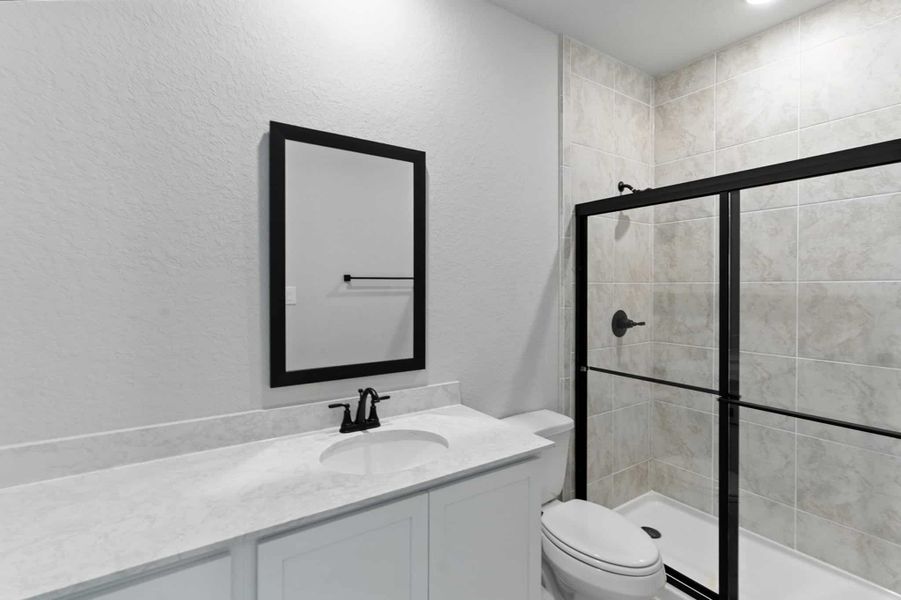 Furnished interior view inside a new home in Alsatian Oaks, Castroville (Image 8).