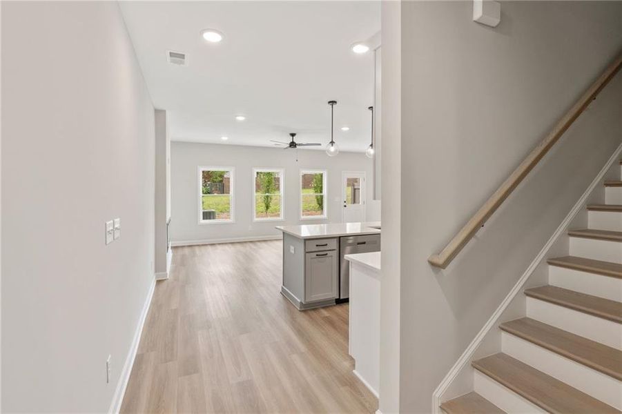 Spacious, unfurnished interior of a new home in Wilkins Walk, Mableton (Image 20). Spacious, unfurnished interior of a new home in Wilkins Walk, Mableton (Image 20).