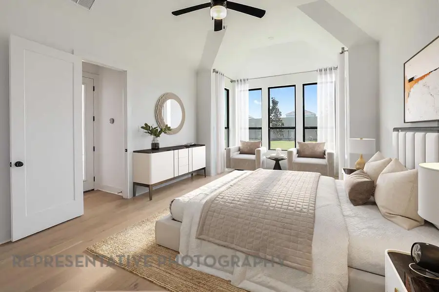 Furnished interior view inside a new home in Parkside On The River: 70ft. lots, Georgetown (Image 11).