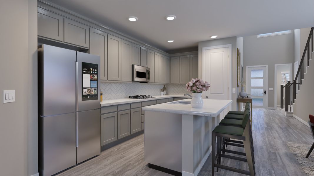 Representative furnished interior of a home built from the Driftwood by Tricoast Homes in Sunterra 40, Katy (Image 7). Representative furnished interior of a home built from the Driftwood by Tricoast Homes in Sunterra 40, Katy (Image 7).