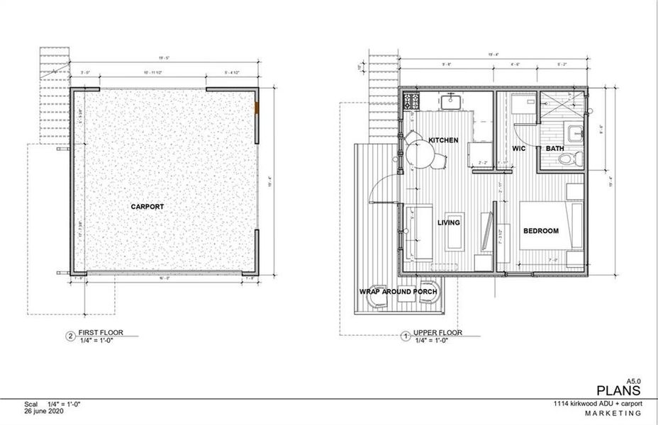 2D floor plan layout of this home in , Atlanta, GA (Image 5).