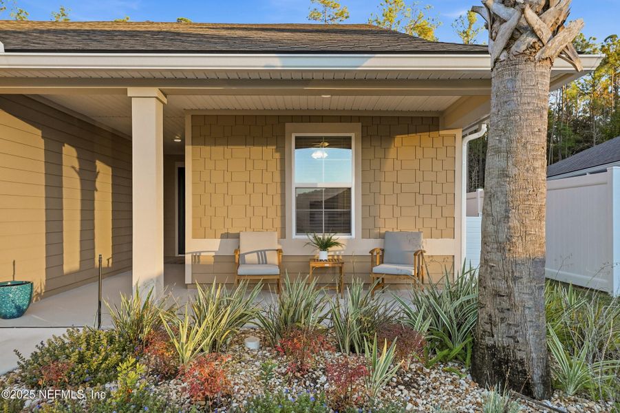 Exterior details and patio area of a home in Parkland Preserve, St. Augustine (Image 3).
