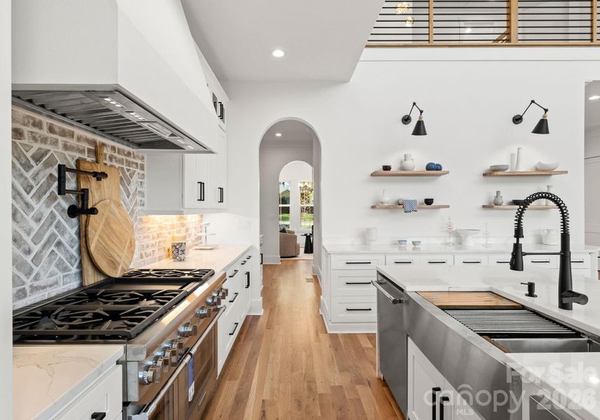 Furnished interior view inside a new home in , Charlotte (Image 11).