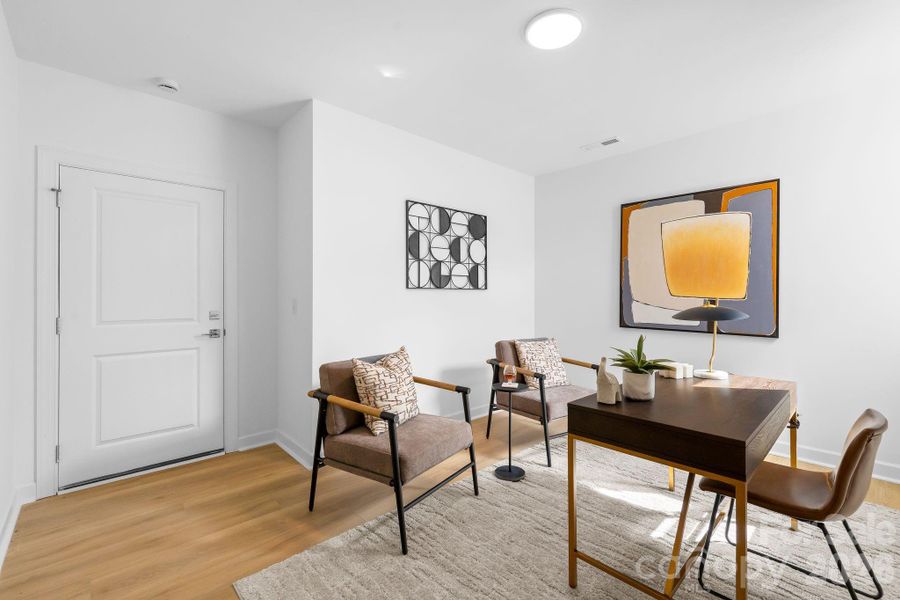 Furnished interior view inside a new home in , Charlotte (Image 16).